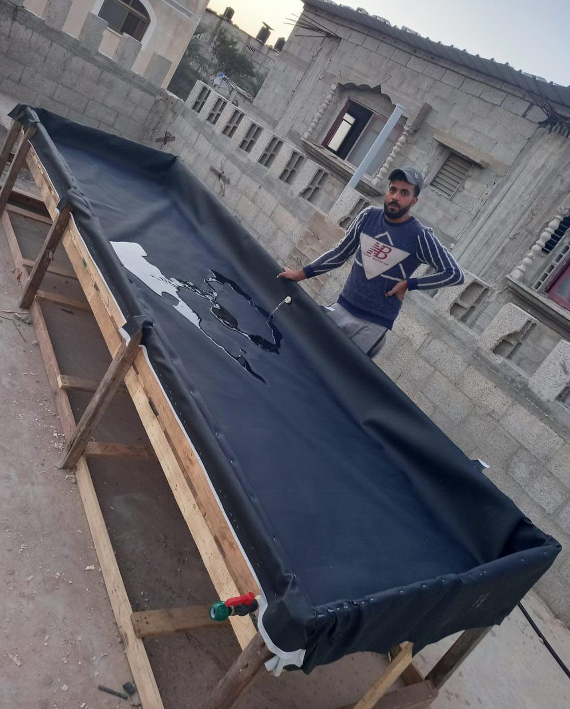 Construcción del desalinizador